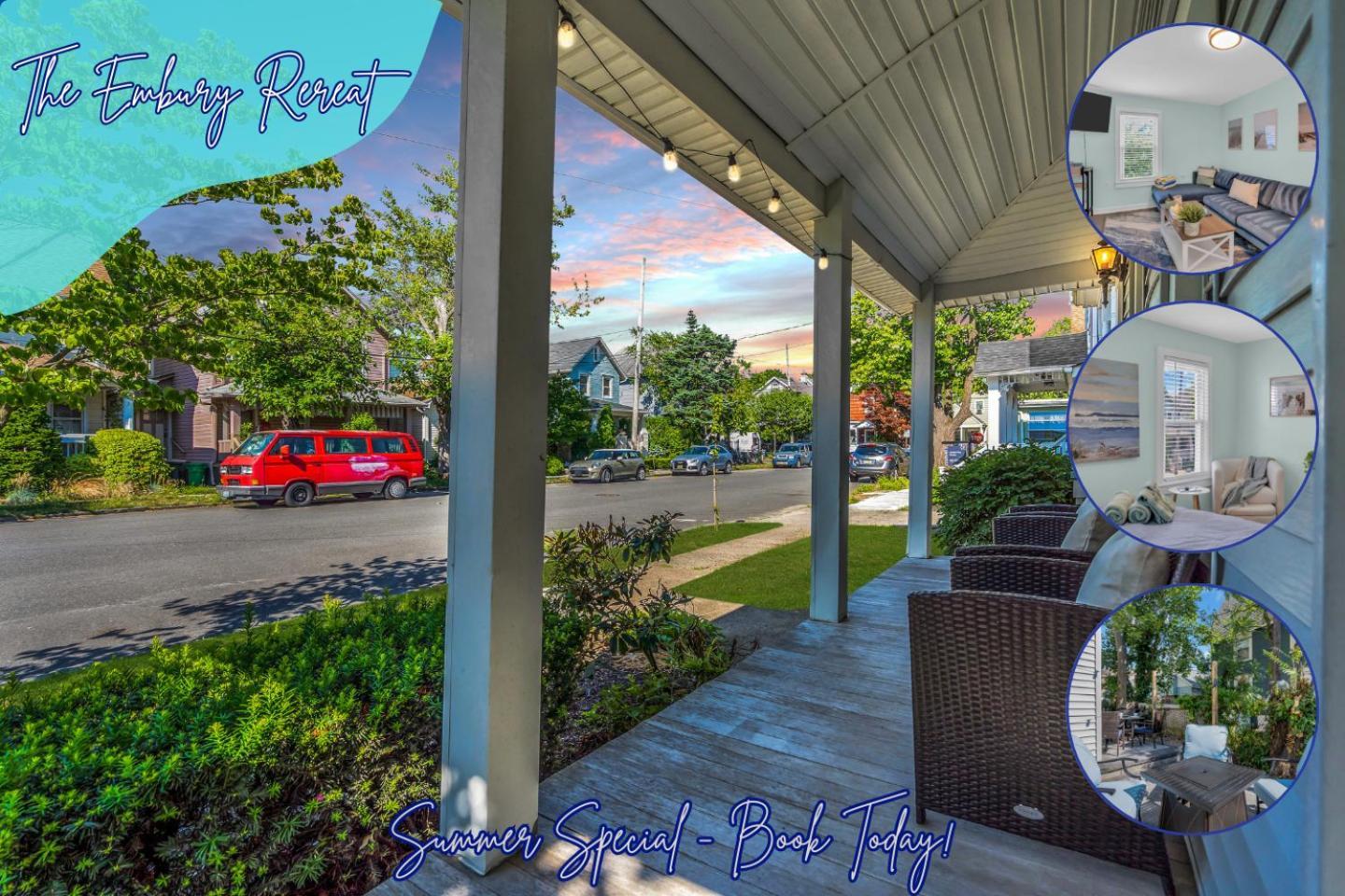6-Min Walk To Asbury Park & Og Main St - Updated & Cozy Apartment In Historic Ocean Grove - Fire Pit & Patio - Fast Wi-Fi Eksteriør bilde